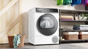MÁY SẤY BOSCH 9KG WQB245B0SG SERIE 8 HEAT PUMP - anh2 may say quan ao Bosch WQB245B0SG