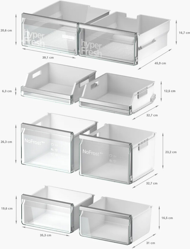 TỦ LẠNH SIEMENS KF96IAPEA 4 CÁNH MẶT INOX IQ500 - anh3 tu lanh Siemens KF96IAPEA