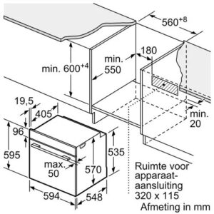 LÒ NƯỚNG BOSCH HBG536EB3 SERIES 6 - banve3 lo nuong bosch HBG536EB3