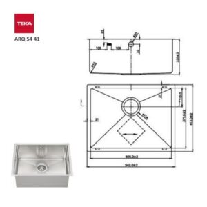 CHẬU RỬA INOX TEKA ARQ 54 41 40150154 - bedacb7dcb91ec4500b68a92b430b408 500x500 1