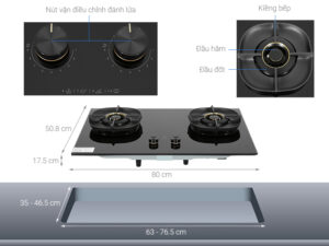 BẾP GA ÂM ELECTROLUX 80CM EHG8251BC ULTIMATETASTE 700 2 VÙNG NẤU - bep ga am electrolux ehg8251bc 638793747864565266