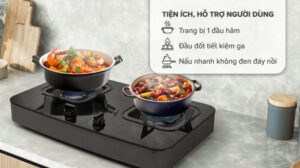 BẾP GA DƯƠNG ELECTROLUX 70CM ETG7266GKR ULTIMATETASTE 300 2 VÙNG NẤU - bep ga doi electrolux etg7266gkr 081223 031855 1