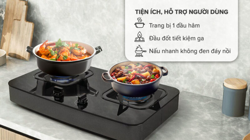 BẾP GA DƯƠNG ELECTROLUX 70CM ETG7266GKR ULTIMATETASTE 300 2 VÙNG NẤU