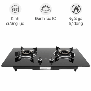 BẾP GA ÂM ELECTROLUX EHG723BA 2 MÂM CHIA LỬA 78CM - bep gas doi am kinh electrolux ehg723ba 49b25683