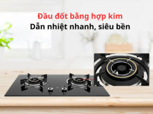 BẾP GA ÂM ELECTROLUX EHG723BA 2 MÂM CHIA LỬA 78CM - bep gas electrolux ehg723ba 2