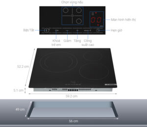 BẾP TỪ BOSCH 3 VÙNG NẤU PUJ61RBB5E SERI 4 - bep tu 3 vung nau lap am bosch puj61rbb5e note 1