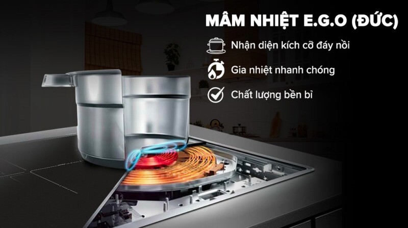 BẾP TỪ BOSCH 3 VÙNG NẤU SERI 4 PID631BB5E - bep tu ba vung nau lap am bosch pid631bb1e638325277335146177