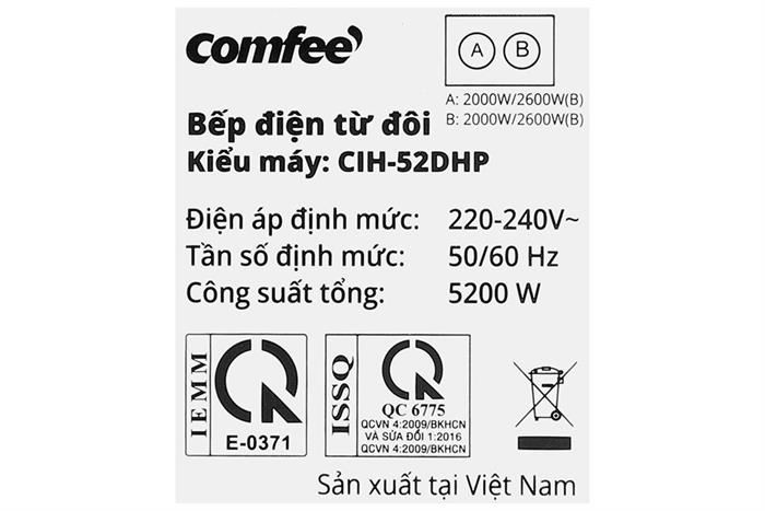 BẾP TỪ ĐÔI LẮP ÂM COMFEE AI KNOB CIH-52DHP - bep tu doi lap am comfee ai knob cih 52dhp 10 638703734896645846 700x467 1
