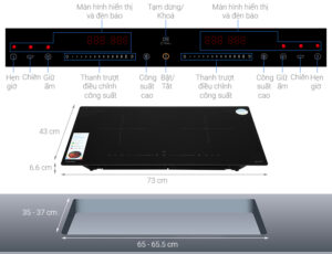 BẾP TỪ ĐÔI LẮP ÂM COMFEE CIH-40DHE - bep tu doi lap am comfee cih 40dhe note 638703715142119819