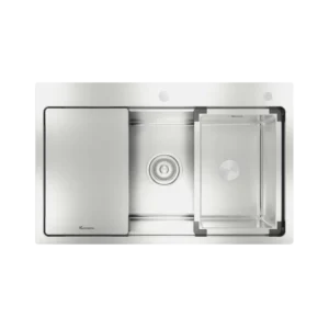 CHẬU RỬA BÁT CHỐNG XƯỚC KONOX WORKSTATION SINK – UNDERMOUNT SINK KN8146SU DEKOR - chau rua bat 1 ho chong xuoc kn8151ts dekor