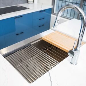 CHẬU RỬA BÁT KONOX WORKSTATION SINK – APRON SINK KN8051AS RETTA - chau rua bat 1 ho konox apron 4
