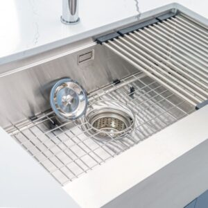 CHẬU RỬA BÁT KONOX WORKSTATION SINK – APRON SINK KN8051AS RETTA - chau rua bat 1 ho konox apron 7
