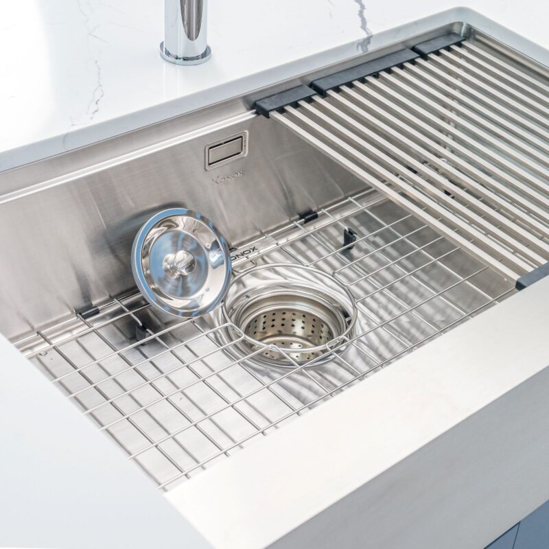 CHẬU RỬA BÁT KONOX WORKSTATION SINK – APRON SINK KN8051AS RETTA