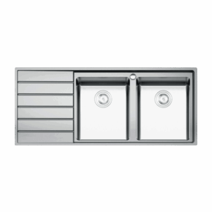 CHẬU RỬA BÁT KONOX EUROPEAN SINK PREMIUM KS11650 2B BÀN TRÁI