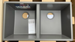 CHẬU RỬA BÁT KONOX GRANITE SINK VELOCI 760D GREY - chau rua bat da 3 konox veloci 760d grey