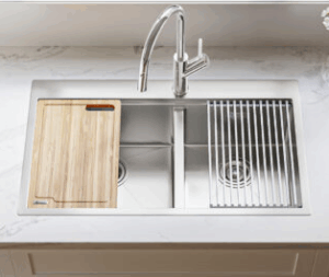 CHẬU RỬA BÁT KONOX WORKSTATION SINK – TOPMOUNT SINK KN8250TD - chau rua bat konox kn8250td