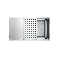 CHẬU RỬA BÁT CHỐNG XƯỚC KONOX WORKSTATION SINK – UNDERMOUNT SINK KN7644SU DEKOR
