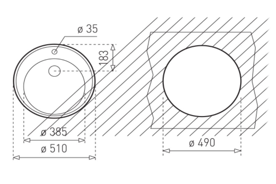 CHẬU RỬA TEKA CENTROVAL 45 - chau rua centroval 1b kt