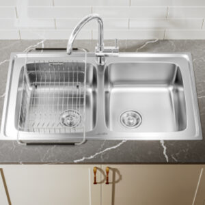 CHẬU RỬA BÁT KONOX EUROPEAN SINK PREMIUM KS8650 2B - chau rua chen konox european sink premium ks8650 2b 4