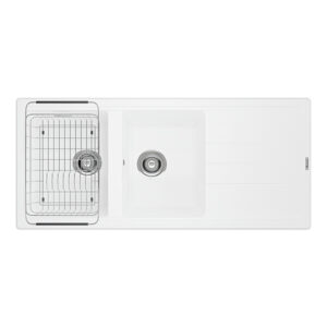 CHẬU RỬA BÁT KONOX  GRANITE SINK PHOENIX 1160 WHITE SILVER