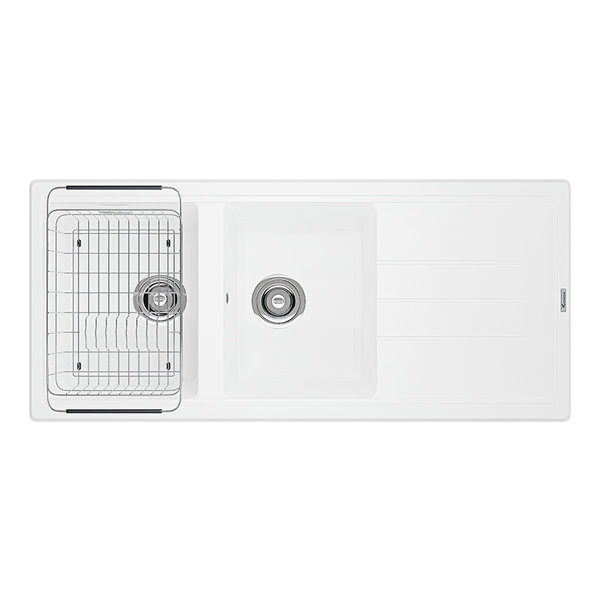 CHẬU RỬA BÁT KONOX  GRANITE SINK PHOENIX 1160 WHITE SILVER