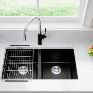 CHẬU RỬA BÁT KONOX GRANITE SINK VELOCI 760D BLACK - chau rua chen konox granite sink veloci 760d black 4