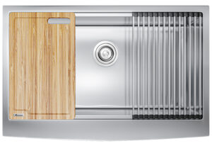 CHẬU RỬA BÁT KONOX WORKSTATION SINK – APRON SINK KN8051AS CURVE