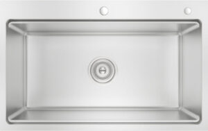 CHẬU RỬA BÁT CHỐNG XƯỚC KONOX WORKSTATION SINK – TOPMOUNT SINK KN8151TS DEKOR - chau rua konox kn8151ts dekor basic
