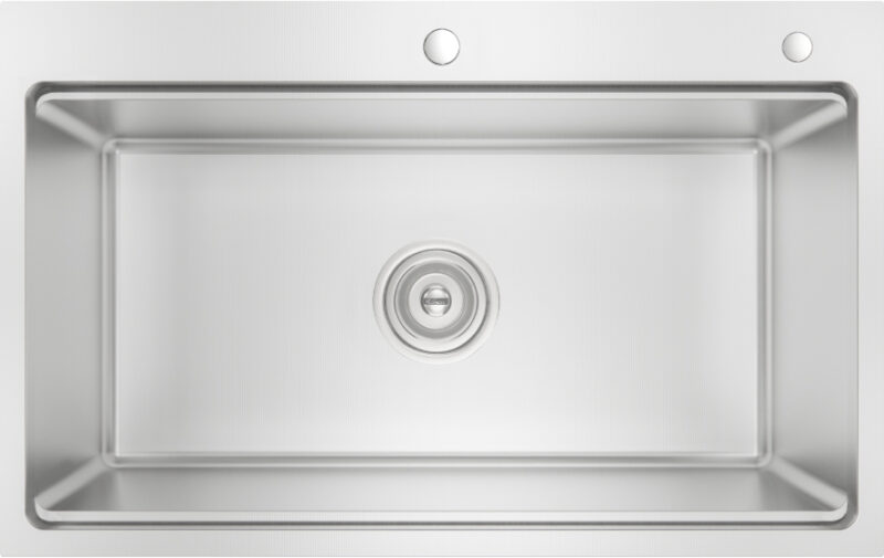CHẬU RỬA BÁT CHỐNG XƯỚC KONOX WORKSTATION SINK – TOPMOUNT SINK KN8151TS DEKOR - chau rua konox kn8151ts dekor basic