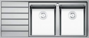 CHẬU RỬA BÁT KONOX EUROPEAN SINK PREMIUM KS11650 2B BÀN TRÁI - chau rua konox premium ks11650 2b ban trai 1