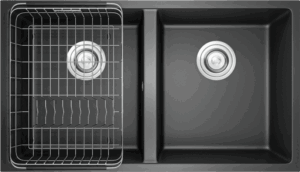 CHẬU RỬA BÁT KONOX GRANITE SINK VELOCI 760D BLACK - chau rua konox veloci 760d black