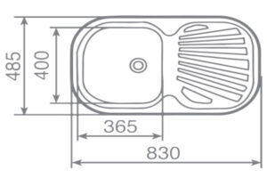CHẬU RỬA TEKA STYLO SINK 1B 1D - chau rua stylo 1b 1d kt
