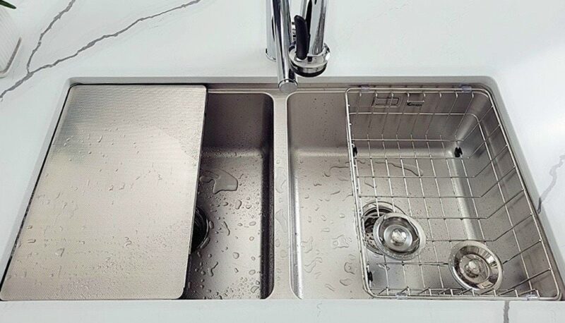 CHẬU RỬA BÁT CHỐNG XƯỚC KONOX WORKSTATION SINK – UNDERMOUNT SINK KN8646DU DEKOR -