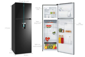 TỦ LẠNH ELECTROLUX NGĂN ĐÁ TRÊN ETB3740M-H ULTIMATETASTE 300 341L - ck15895439 tu lanh electrolux etb3740m h