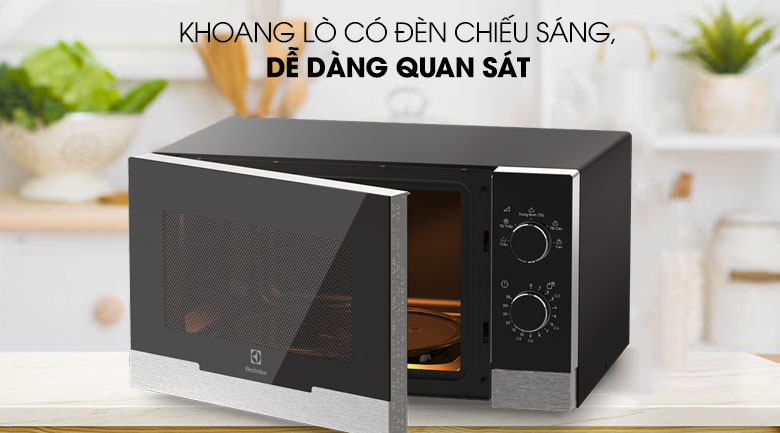 LÒ VI SÓNG ĐỂ BÀN ELECTROLUX 23L EMM23KI9EBP