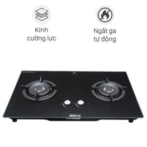 BẾP GAS ELECTROLUX FLEXI 80CM 2 MÂM CHIA LỬA EGT8028CK - electrolux egt8028ck 74869