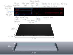 BẾP TỪ ÂM ELECTROLUX 4 VÙNG NẤU 80CM EIP8546 - electrolux eip8546 note