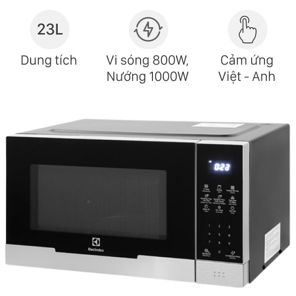 LÒ VI SÓNG ELECTROLUX EMG23DI9EBP TÍCH HỢP NƯỚNG 23L - electrolux emg23di9ebp 23 lit 020223 103947 600x600 1