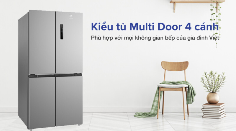 TỦ LẠNH ELECTROLUX 4 CỬA EQE4900A-A ULTIMATETASTE 700 496L