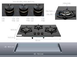 BẾP GA ÂM ELECTROLUX 80CM EHG8321BC ULTIMATETASTE 300 3 VÙNG NẤU - images 22