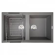CHẬU RỬA BÁT KONOX  GRANITE SINK PHOENIX 860 GREY