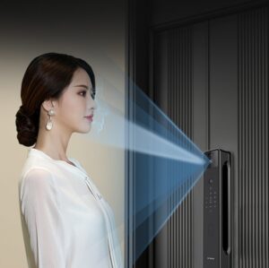 KHÓA VÂN TAY NHẬN DIỆN FACE ID BOSCH F8 PLUS MÀU ĐEN  - khoa van tay bosch fu8 plus 3