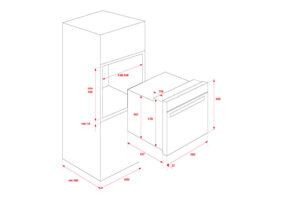 LÒ NƯỚNG ÂM TỦ TEKA HSB 615 - kich thuoc lo nuong hsb 615