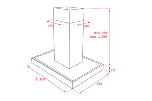 MÁY HÚT MÙI ĐẢO TEKA DPL 1185 ISLAND - kich thuoc may hut mui dpl 1185 island