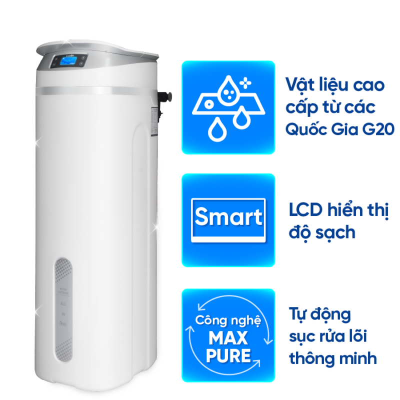 MÁY LỌC NƯỚC TỔNG TRUNG TÂM CAO CẤP KAROFI KTF P02