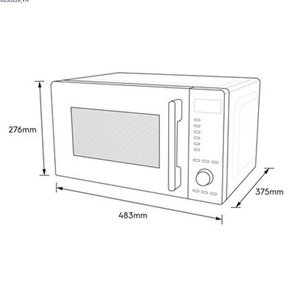 LÒ VI SÓNG ĐỂ BÀN ELECTROLUX TÍCH HỢP NƯỚNG ĐỐI LƯU 20L EMG20K22W ULTIMATETASTE 300