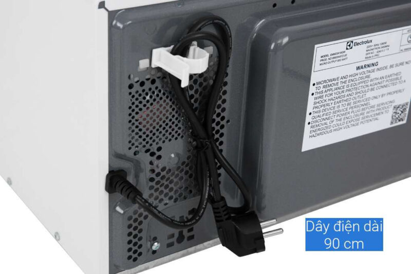LÒ VI SÓNG ĐỂ BÀN ELECTROLUX 23L EMM23K18GW MÀU TRẮNG - lo vi song electrolux emm23k18gw 11