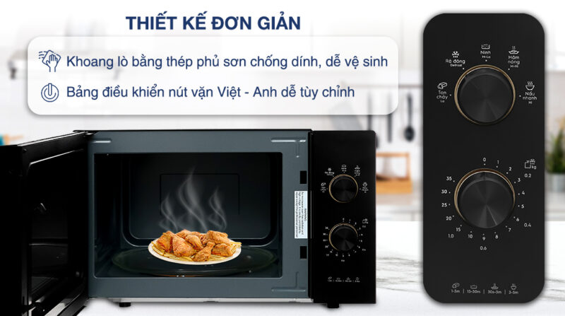 LÒ VI SÓNG ĐỂ BÀN ELECTROLUX 23L EMM23K22B ULTIMATETASTE 300