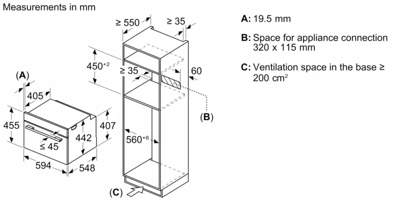 THÔNG SỐ KĨ THUẬT CỦA LÒ NƯỚNG KÈM VI SÓNG BOSCH CMG7241B1