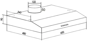 MÁY HÚT MÙI ÂM TỦ ELECTROLUX ECF6214X 60CM ULTIMATETASTE 300 - may hut mui am tu electrolux ecf6214x kt 1